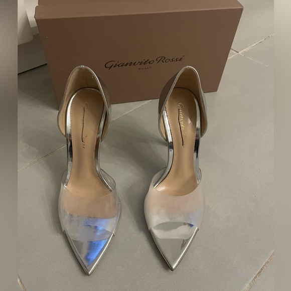 Gianvito Rossi bree leather & vinyl - Picture 13 of 16